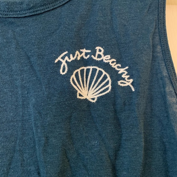 “Just Beachy” muscle tank - Picture 2 of 3